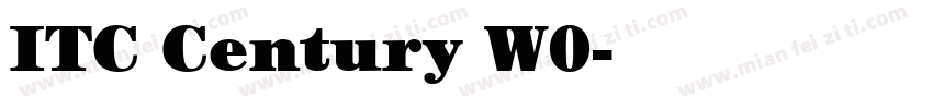 ITC Century W0字体转换